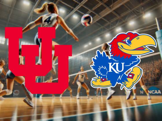 Utah Utes  at Kansas Jayhawks Womens Volleyball
